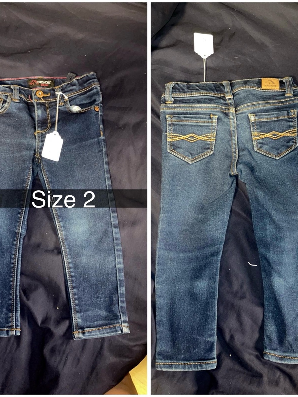 Jordache Dark Blue Girls Skinny Jeans